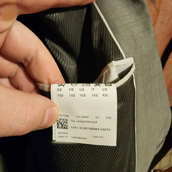 Hugo Boss Suit Jacket 42L